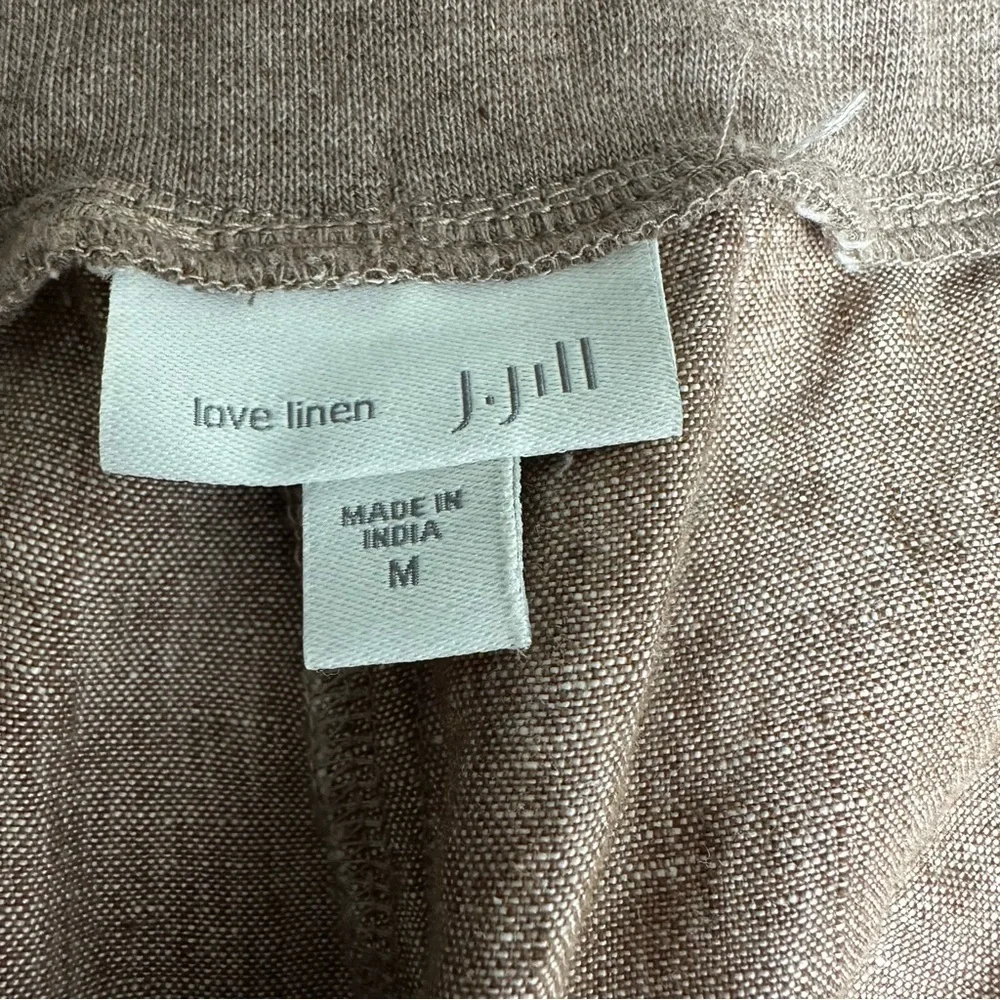 J.Jill women’s linen Brown Pants size M